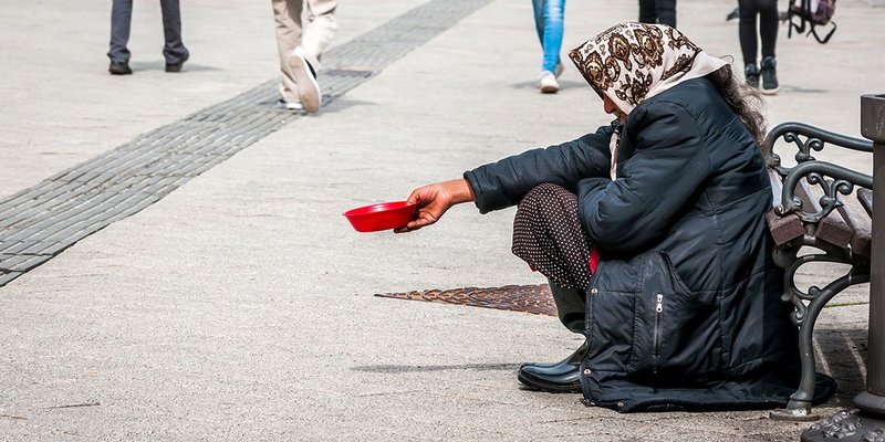 woman begging wide