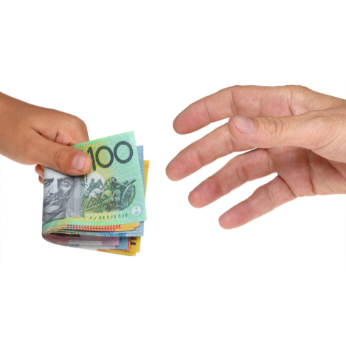 Cash is free of charge