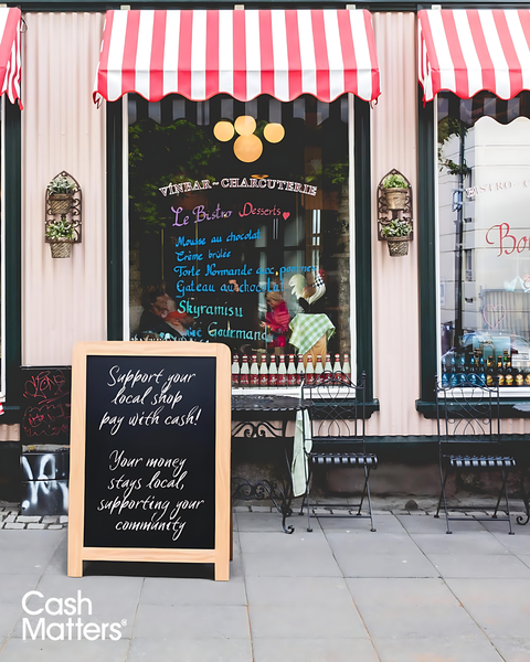 Support Your Local – Pay Cash